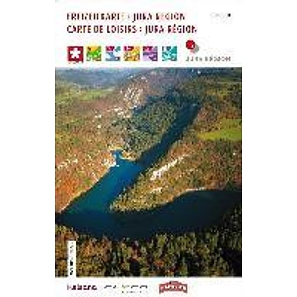 Freizeitkarte Jura Region. Carte de Loisirs Jura Région