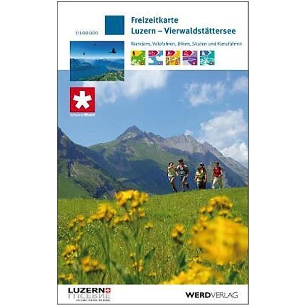 Freizeitkarte Luzern, Vierwaldstättersee