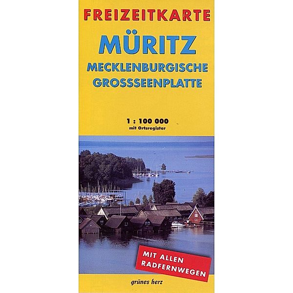 Freizeitkarte Müritz, Mecklenburgische Großseenplatte