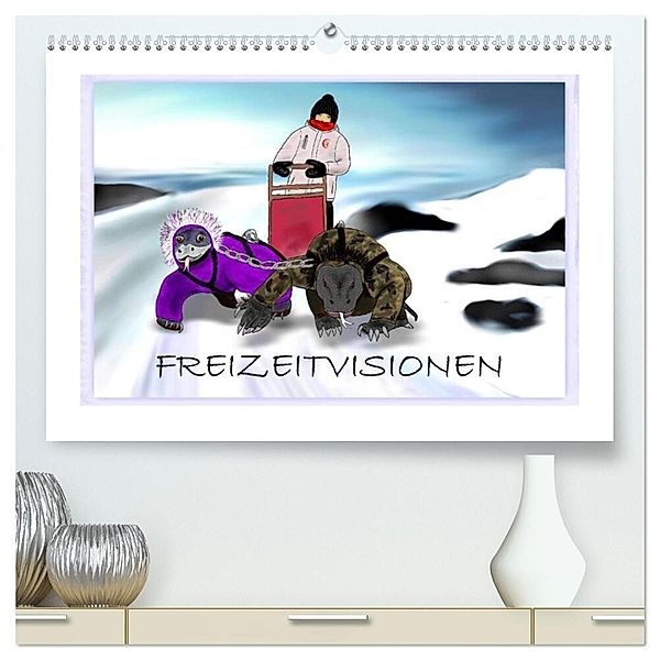 Freizeitvisionen (hochwertiger Premium Wandkalender 2025 DIN A2 quer), Kunstdruck in Hochglanz, Calvendo, Ingrid Besenböck