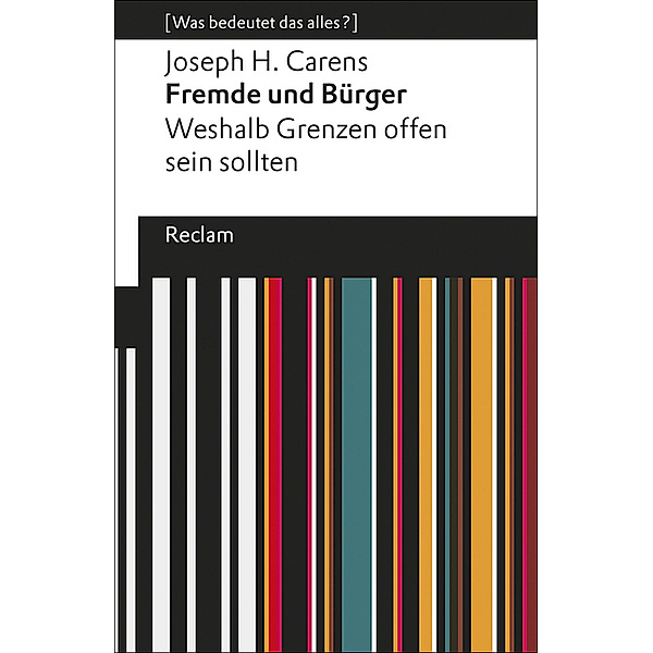 Fremde und Bürger, Joseph H. Carens