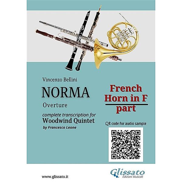 French Horn in F part of Norma for Woodwind Quintet / Norma (overture) - Woodwind Quintet Bd.4, Vincenzo Bellini, a cura di Francesco Leone