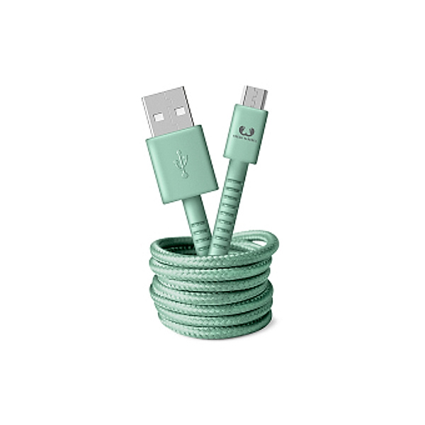 Fresh 'n Rebel Micro-USB-Kabel Fabriq, 1,5 m, Misty Mint