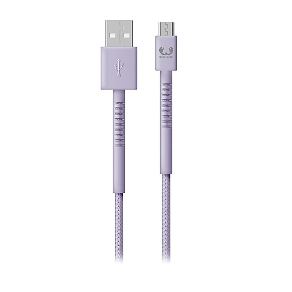 Fresh 'n Rebel Micro-USB-Kabel Fabriq, 2,0 m, Dreamy Lilac
