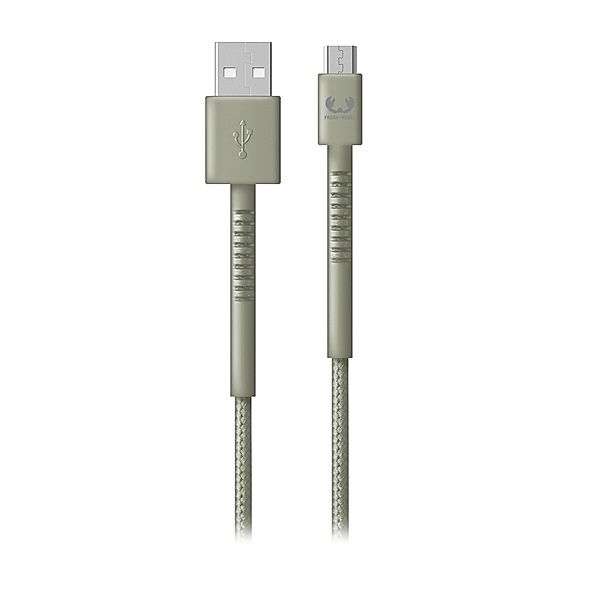 Fresh 'n Rebel Micro-USB-Kabel Fabriq, 2,0 m, Dried Green