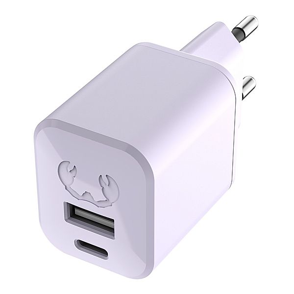 Fresh 'n Rebel Mini-Charger USB-C und USB-A, PD 30 W, Dreamy Lilac