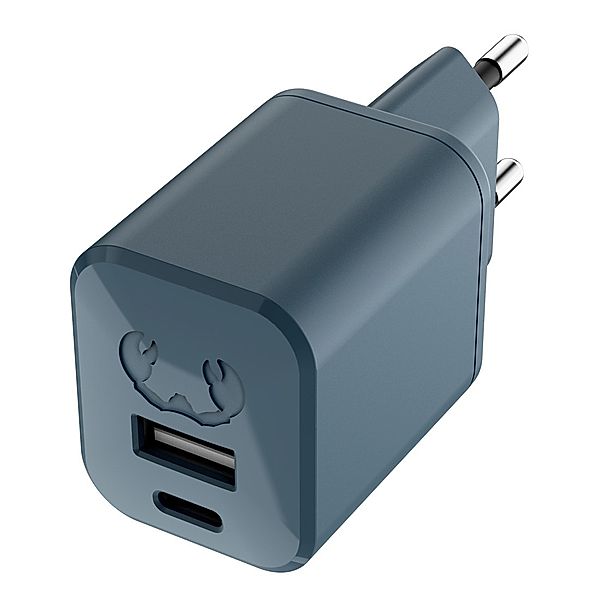 Fresh 'n Rebel Mini-Charger USB-C und USB-A, PD 30 W, Dive Blue