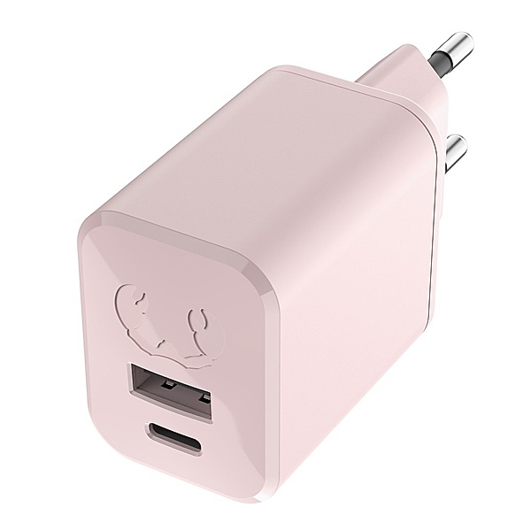 Fresh 'n Rebel Mini-Charger USB-C und USB-A, PD 45W, Smokey Pink