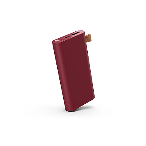 Fresh 'n Rebel Powerbank 12000 mAh mit USB-C Anschluss, Ruby Red