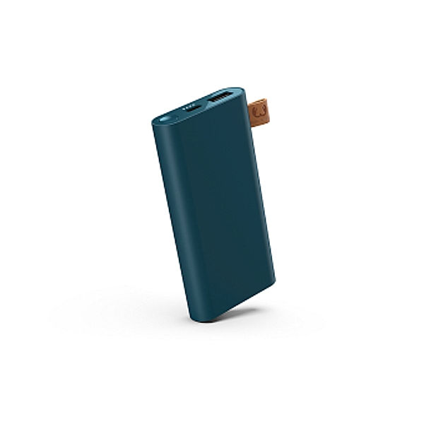 Fresh 'n Rebel Powerbank 6000 mAh mit USB-C Anschluss, Petrol Blue