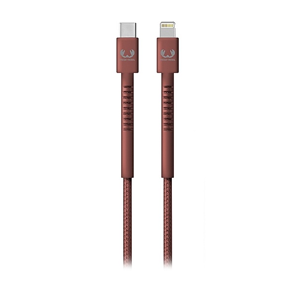 Fresh 'n Rebel USB-C - Lightning-Kabel Fabriq, 2,0 m, Safari Red