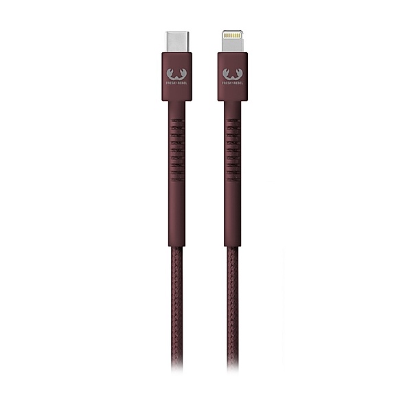 Fresh 'n Rebel USB-C - Lightning-Kabel Fabriq, 2,0 m, Deep Mauve