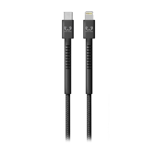 Fresh 'n Rebel USB-C - Lightning-Kabel Fabriq, 2,0 m, Storm Grey