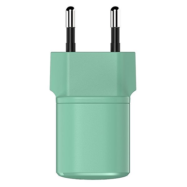 Fresh 'n Rebel USB-C Mini Charger 20W, Misty Mint