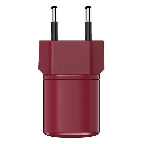 Fresh 'n Rebel USB-C Mini Charger 20W, Ruby Red