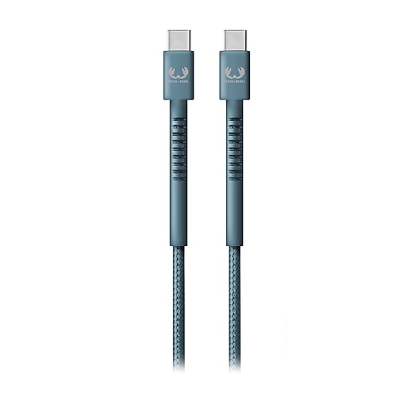 Fresh 'n Rebel USB-C - USB-C Kabel Fabriq, 2,0 m, Dive Blue