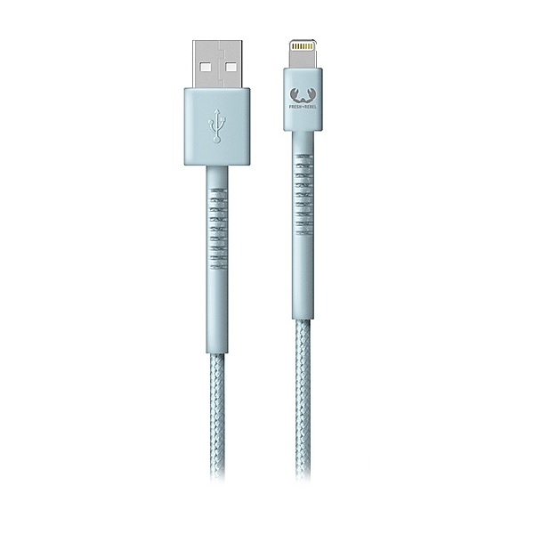 Fresh 'n Rebel USB - Lightning-Kabel Fabriq, 2,0 m, Dusky Blue