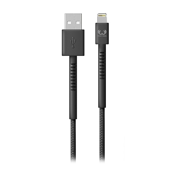 Fresh 'n Rebel USB - Lightning-Kabel Fabriq, 2,0 m, Storm Grey
