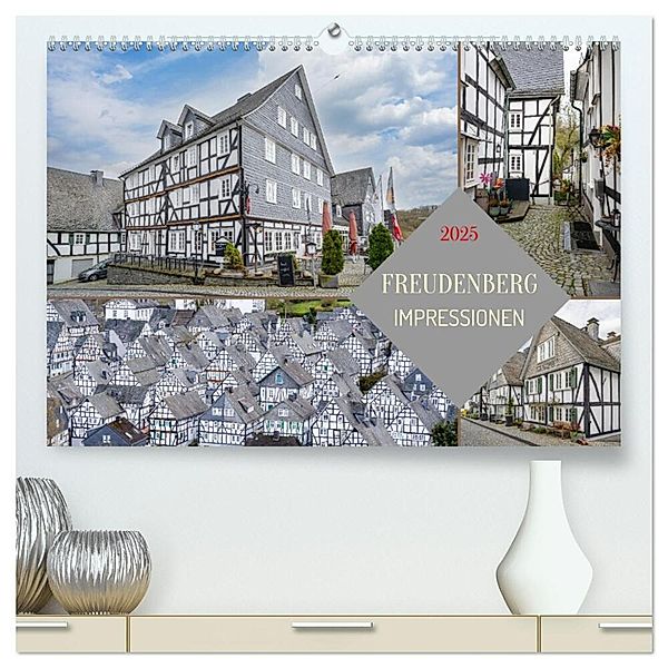 Freudenberg Impressionen (hochwertiger Premium Wandkalender 2025 DIN A2 quer), Kunstdruck in Hochglanz, Calvendo, Dirk Meutzner