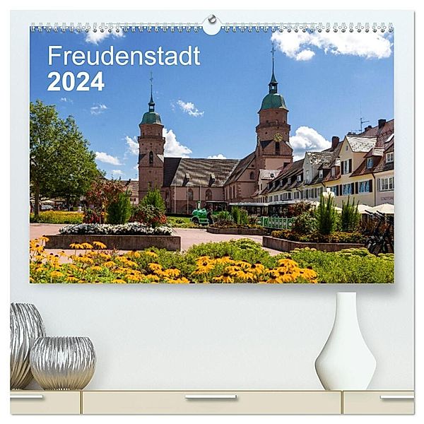 Freudenstadt 2024 (hochwertiger Premium Wandkalender 2024 DIN A2 quer), Kunstdruck in Hochglanz, Heike Butschkus