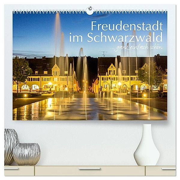 Freudenstadt im Schwarzwald ... ganz einfach schön (hochwertiger Premium Wandkalender 2024 DIN A2 quer), Kunstdruck in Hochglanz, Heike Butschkus