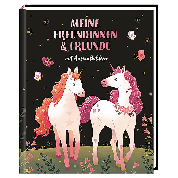 Freundebuch EINHORN - MEINE FREUNDINNEN UND FREUNDE