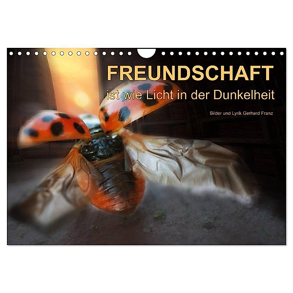 Freundschaft (Wandkalender 2024 DIN A4 quer), CALVENDO Monatskalender, Gerhard Franz