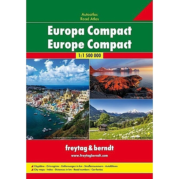 Freytag & Berndt Atlas Europa Compact. Freytag & Berndt Road Atlas Europe Compact
