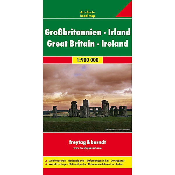 freytag & berndt Auto + Freizeitkarten / AK 02810 / Großbritannien - Irland