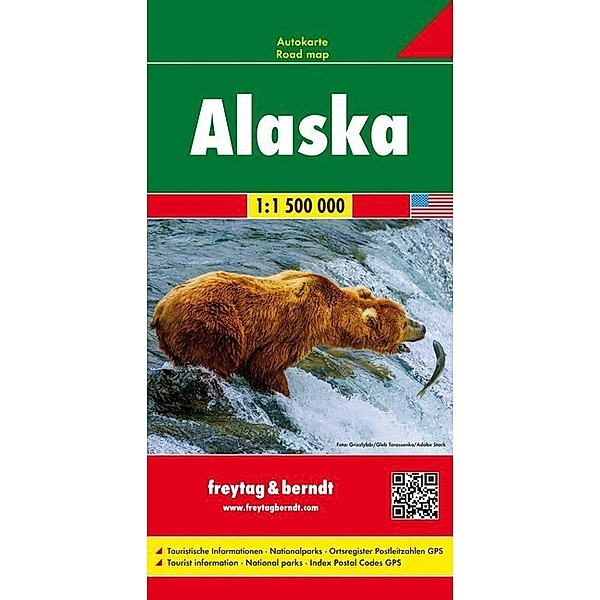 freytag & berndt Auto + Freizeitkarten / AK 218 / Freytag & Berndt Auto + Freizeitkarte Alaska 1:1.500.000