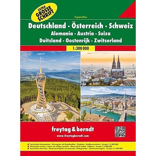 Freytag & Berndt Autoatlas Superatlas Deutschland - Österreich - Schweiz