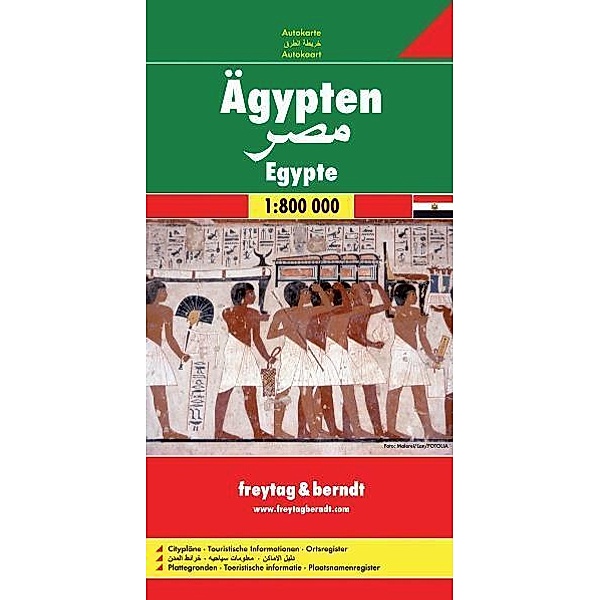 Freytag & Berndt Autokarte Ägypten. Egypte. Egypt; Égypte; Egitto. Egypte. Egypt; Égypte; Egitto