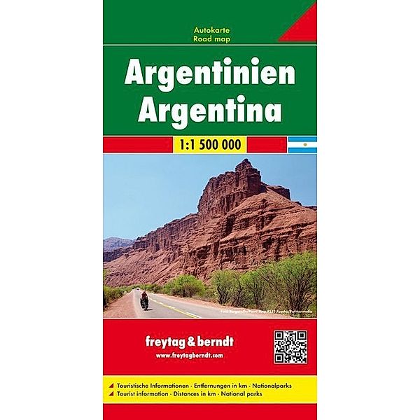 Freytag & Berndt Autokarte Argentinien 1:1.500.000. Argentina