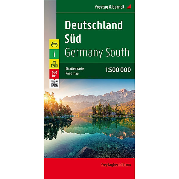 Freytag & Berndt Autokarte Deutschland Süd. Southern Germany. Allemagne du Sud; Germania meridionale