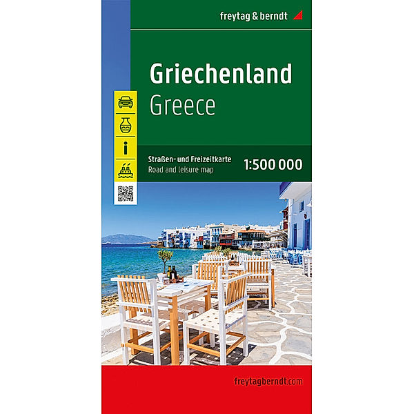 Freytag & Berndt Autokarte Griechenland / Griekenland / Greece; Grèce; Grecia