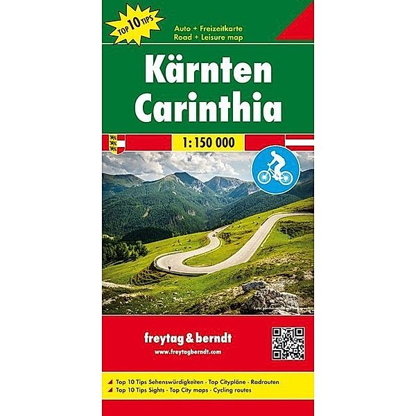 Freytag & Berndt Autokarte Kärnten. Carinthia