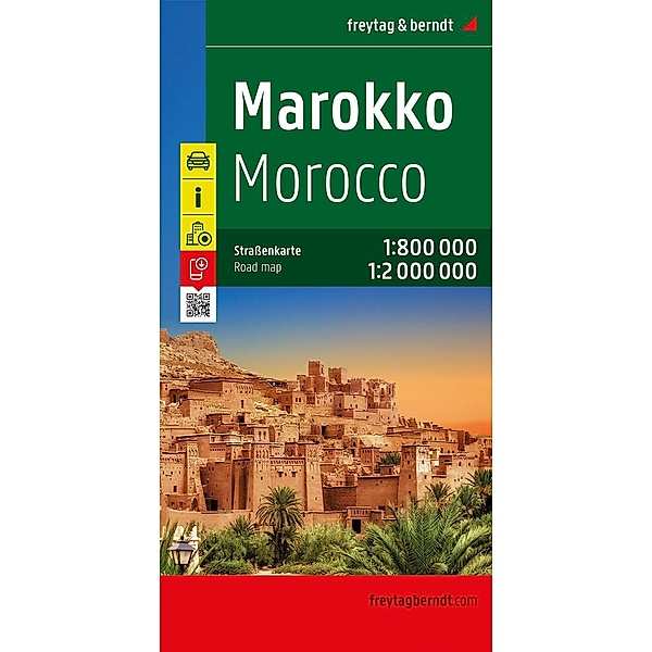 Freytag & Berndt Autokarte Marokko; Morocco; Maroc; Marocco