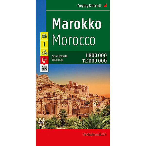 Freytag & Berndt Autokarte Marokko. Morocco. Maroc; Marocco