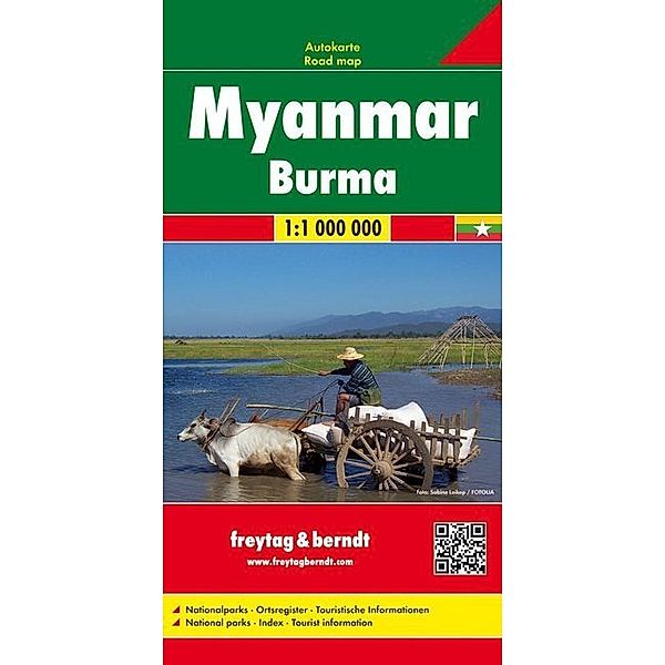 Freytag & Berndt Autokarte Myanmar / Burma