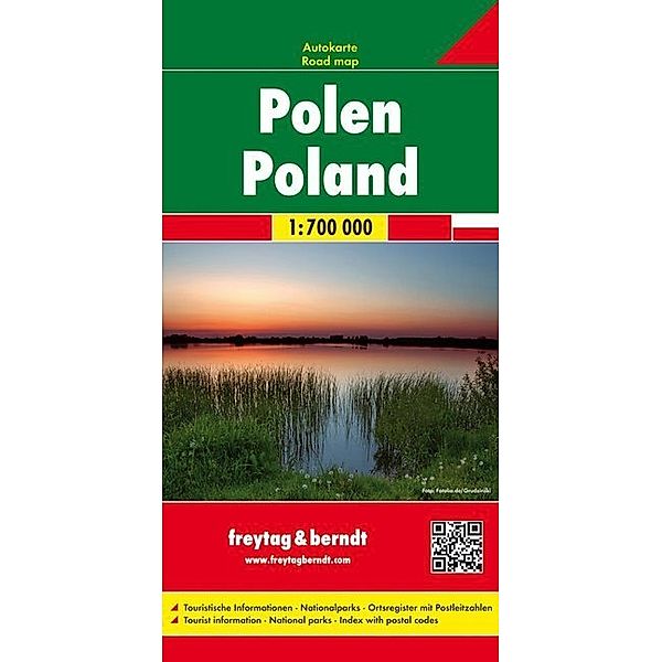 Freytag & Berndt Autokarte Polen / Poland. Polska / Pologne / Pologna