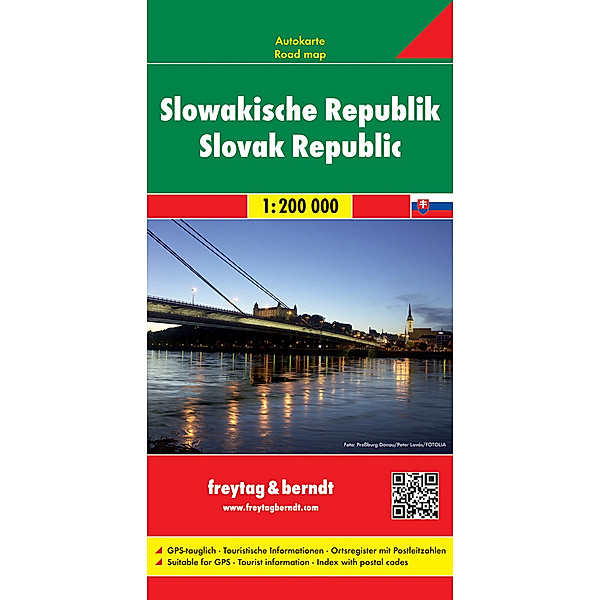 Freytag & Berndt Autokarte Slowakische Republik. Slovenská republika. Slowakije republiek; Slovak Republic; Slovaquie République; Repubblica Slovacca