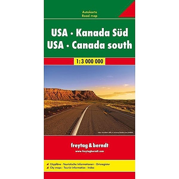 Freytag & Berndt Autokarte USA, Kanada Süd. USA, Canada South, Freytag-Berndt und Artaria KG