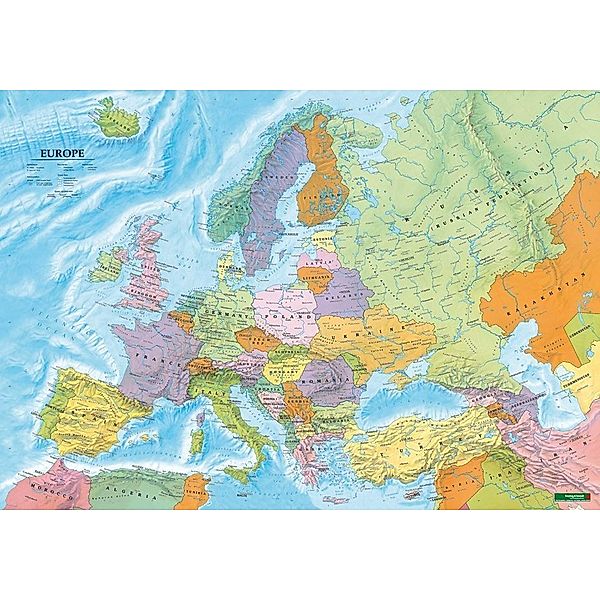 freytag & berndt Poster + Markiertafeln / Europe political, Poster 1:6 Mill., Flat in tube, Planokarte