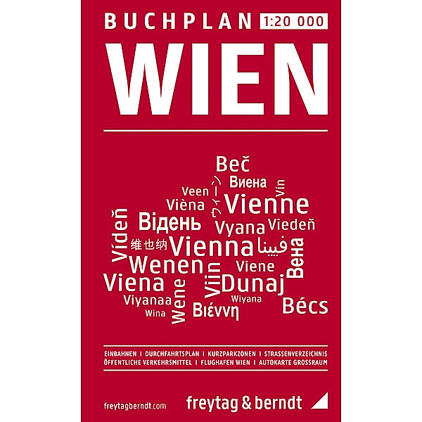 freytag & berndt Stadtpläne / PL 1 / Freytag & Berndt Stadtplan Buchplan Wien