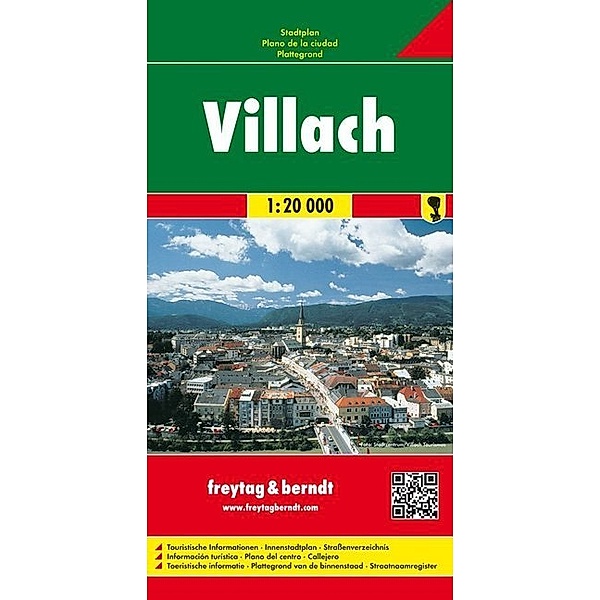 freytag & berndt Stadtpläne / PL 62 / Villach, Stadtplan 1:20.000. Villaco