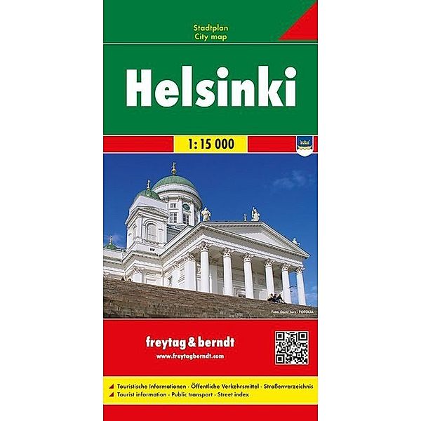 Freytag & Berndt Stadtplan Helsinki. Helsingfors