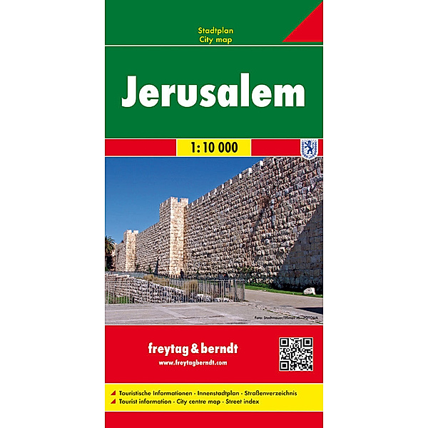 Freytag & Berndt Stadtplan Jerusalem. Jeruzalem. Jeruzalem