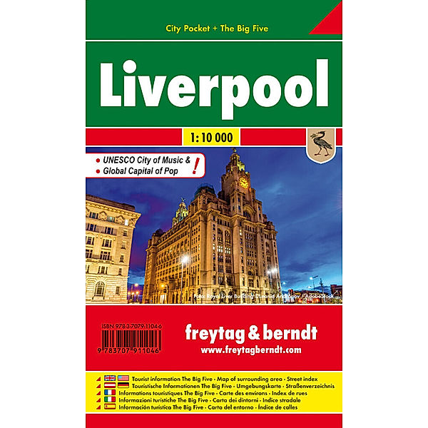 Freytag & Berndt Stadtplan Liverpool