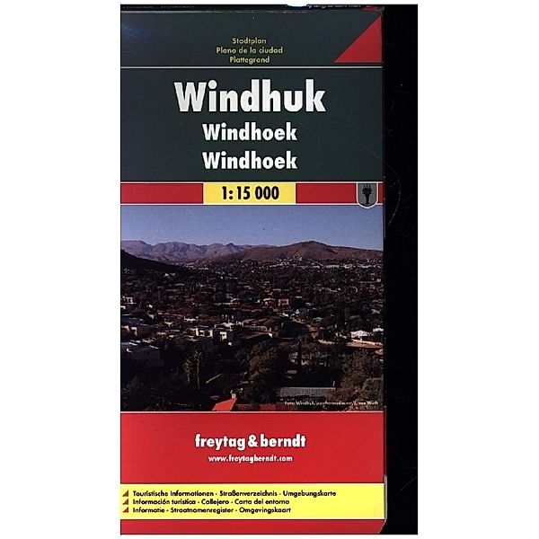 Freytag & Berndt Stadtplan Windhuk. Windhoek. Windhoek