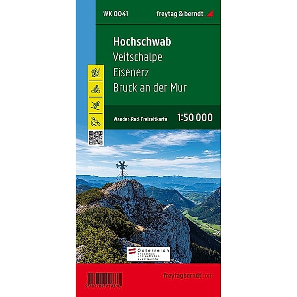 freytag & berndt Wander-Rad-Freizeitkarten / WK 0041 / Hochschwab, Wander-, Rad- und Freizeitkarte 1:50.000, freytag & berndt, WK 0041